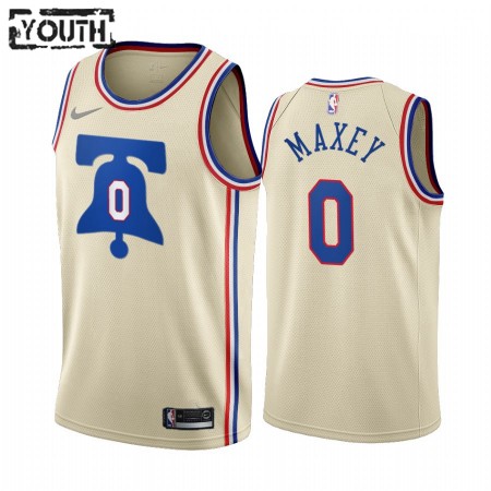 Maillot Basket Philadelphia 76ers Tyrese Maxey 0 2020-21 Earned Edition Swingman - Enfant